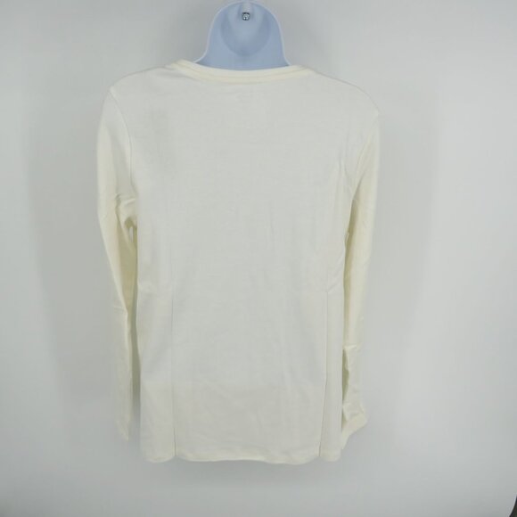 Kim Rogers PM Cheers Ornament Long Sleeve Womens Shirt NWT $28 - Picture 4 of 4